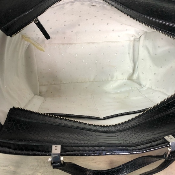 Kate Spade Midnight Blue Python Print Tote Bag - Picture 12 of 12